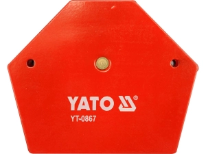 Струбцина магнітна для зварки YATO : 34 кг, 111 х 136 х 24 мм (YT-0867)