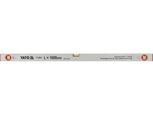 Рівень алюмінієвий YATO : L= 100 см, 3 капсули (YT-3004)