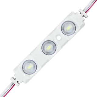 Светодиодный модуль BRT XG19 5630-3 led W 1,5W 6500K, 12В, IP65 белый с линзой полусфера (00-00011713)