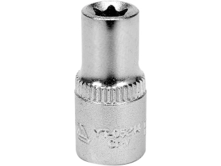 Головка торцевая YATO : TORX E7, квадрат 1/4″, L= 25 мм. CrV (YT-05214)