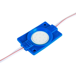 Светодиодный модуль BRT COB 2.4W круглый BLUE, 12В, IP65 синий (00-00014568)