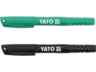 Маркери технічні YATO 2 шт, чорний і зелений (YT-69300)