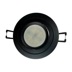 Светильник BIOM SP-02R-B-AL врезной для лампы MR16 черный (00-00025619)