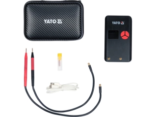 Апарат точкового зварювання портативний YATO акумул. Li-Po 4,2 В, 6.3 АГод, 500 А, вихідн- 2 А(DW) (YT-82507)