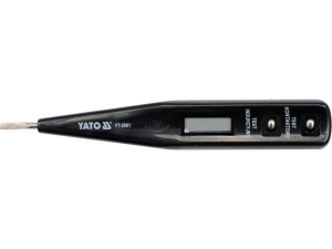 Индикатор напряжения YATO контрольный цифровой 12-250 V LCD (YT-2861)