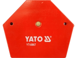 Струбцина магнітна для зварки YATO : 34 кг, 111 х 136 х 24 мм (YT-0867)
