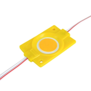 Светодиодный модуль BRT COB 2.4W круглый YELLOW, 12В, IP65 желтый (00-00014575)