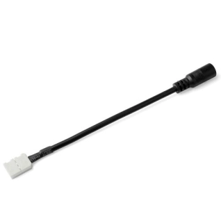 Коннектор для светодиодных лент OEM №13 8мм зажим - mini Jack мама через провод, 15см (00-00000819)