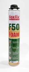 Піна монтажна FOXFIX F50 750 мл професійна під пістолет всесезонна для монтажу та утеплення