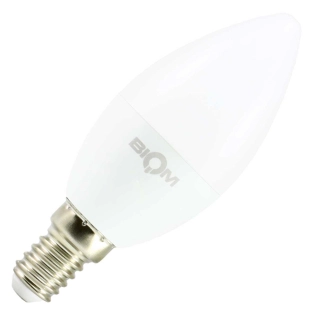 Светодиодная лампа Biom BT-708 C37 10W E14 4500К матовая (00-00023983)