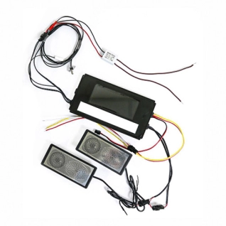 Сенсорный выключатель для зеркал ZX-01, 6 кл., 1*65W, 1*Defogger, dim, FM, BT, DC12-24V/РЕЛЕ 220V /2 дина (00-00021301)