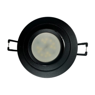 Светильник BIOM SP-02R-B-AL врезной для лампы MR16 черный (00-00025619)