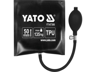 Подушка монтажна, надувна YATO для навантаження - 135 кг, висоти - 50 мм, габарити - 150х160 мм (YT-67380)