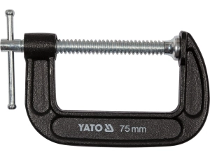 Струбцина с винтовым зажимом G подобная YATO; l= 75 мм (3″) (YT-64252)