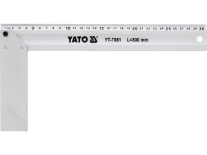 Угольник столярный алюминиевый YATO : l= 300 мм (YT-7081)