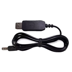 Кабель живлення з перетворювачем DC5-DC12V USB-5.5 1А 90см (00-00022562)