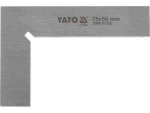 Угольник слесарный 90° YATO 75 х 50 мм (YT-70750)