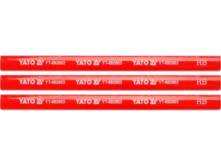 Олівці столярні YATO: з твердістю HB L= 175х 5х 2 мм. 3 шт (YT-692603)
