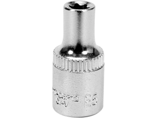 Головка торцевая YATO : TORX E5, квадрат 1/4″, L= 25 мм. CrV (YT-05212)