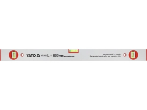 Рівень алюмінієвий YATO : L= 60 см, 3 капсули (YT-3002)