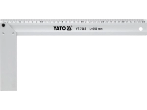 Угольник столярный алюминиевый YATO : l= 350 мм (YT-7082)