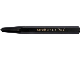 Кернер слюсарний YATO, 6-гран. профіль, Ø= 9,4/6 мм, l= 100 мм (YT-47150)