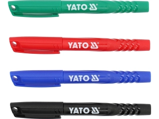 Маркери технічні YATO 4 шт, синій, червоний, чорний і зелений (YT-69304)