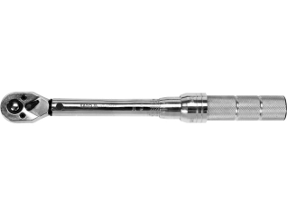 Ключ динамометрический YATO : квадрат 1/4″, F= 2.5- 20 Нм, L= 240-250 мм в футляре (YT-07511)