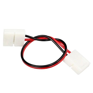 Коннектор для светодиодных лент OEM SC-05-SWS-8-2 8mm 2joints wire (провод-2 зажима) (00-00000564)