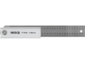 Угольник регулируемый 90°-45°-135° YATO l= 300 мм со стопкой l= 160 мм (YT-70794)