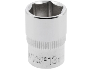 Головка торцевая 6-гранная YATO : квадрат 1/4″, М= 13 мм, L= 25 мм (YT-1412)