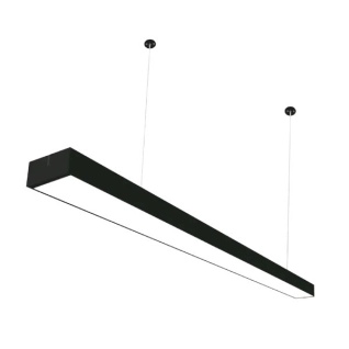 Линейный LED светильник LN-5-36-12070-5-B 32W 5000К 1200mm черный с подвесом