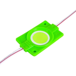 Светодиодный модуль BRT COB 2.4W круглый GREEN, 12В, IP65 зеленый (00-00014567)