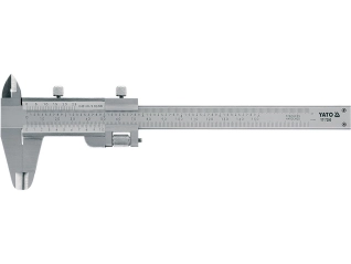 Штангенциркуль YATO : L= 150 мм, точність ± 0,02 мм (YT-7200)
