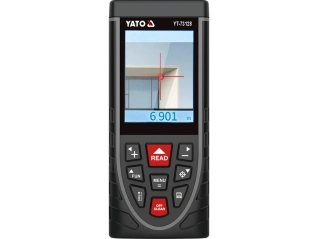 Дальномір лазерний YATO з LCD- дисплеєм дальн- 120 м, похибка ±2 мм, живлен від акумул. 3,7 В 2 АГод (YT-73128)