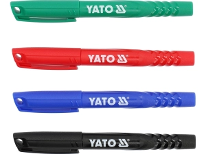 Маркери технічні YATO 4 шт, синій, червоний, чорний і зелений (YT-69304)